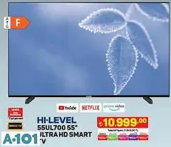 Hİ-LEVEL 55 ULTRA HD SMART LED TV AKILLI TELEVİZYON